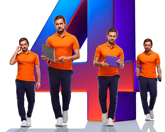 Великолепная четверка Ростелеком в деревня Вавилоновка (Орловская область)